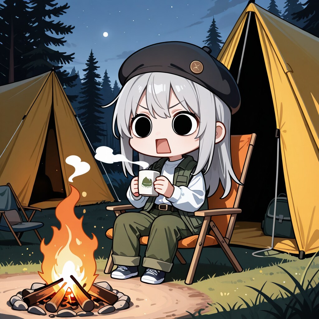 キャンプえらいこっちゃ嬢