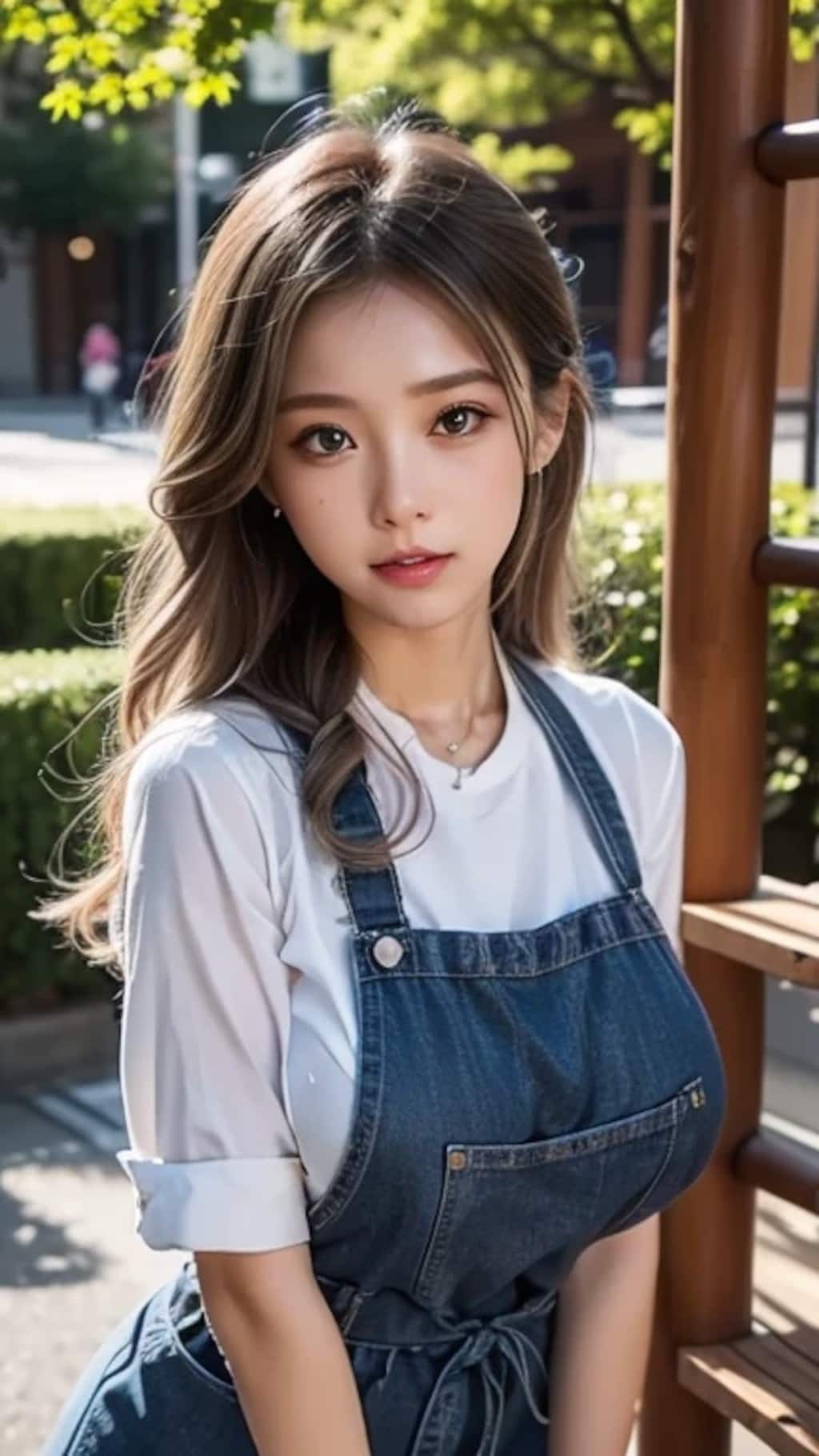 近所のちょいギャル保育士。