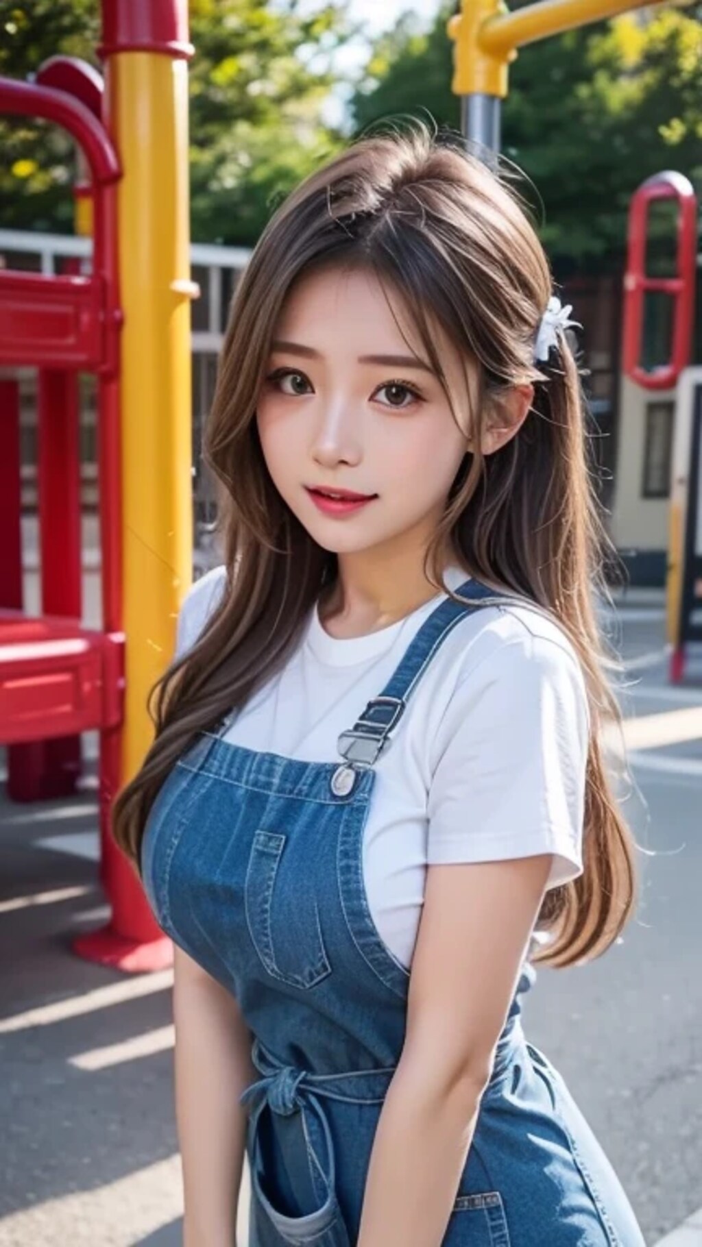 近所のちょいギャル保育士。