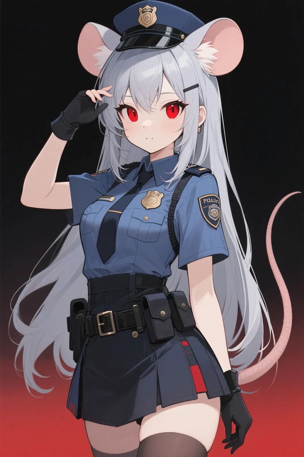 虎鼠警察署の婦警（＋おまけ）