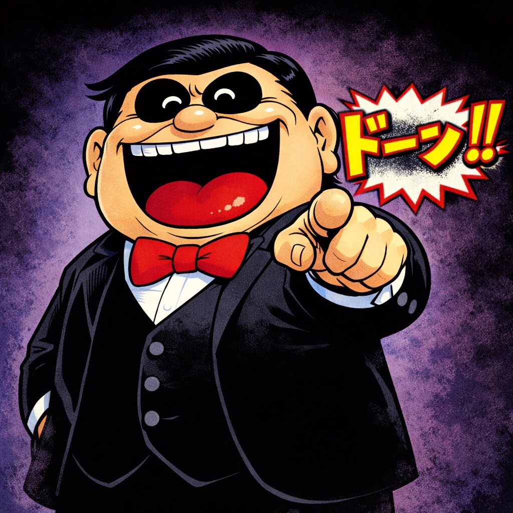 ChatGPTで喪黒さんを一言で作ってもらった。