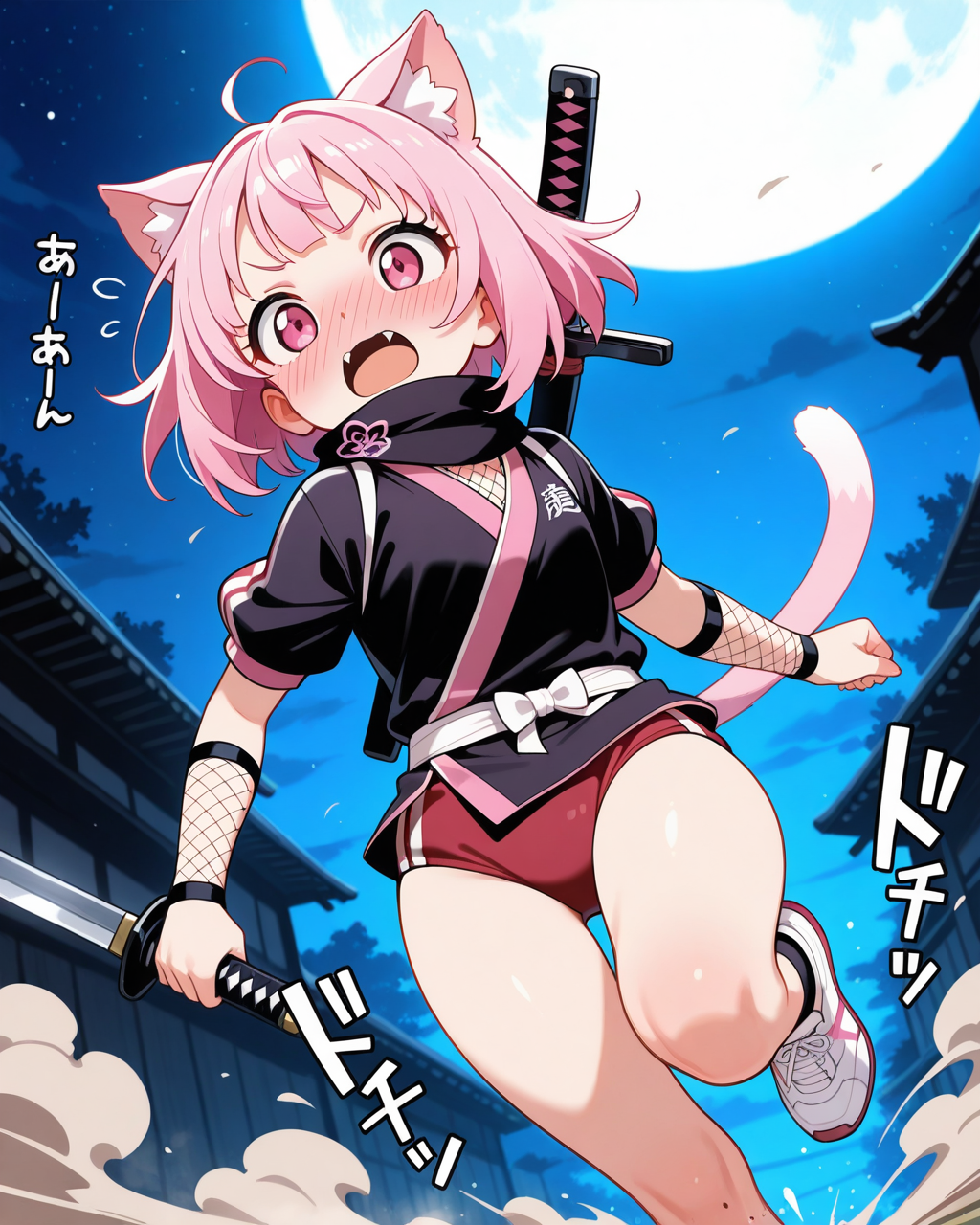 忍ルマになりたくて抜け忍となるねこ。