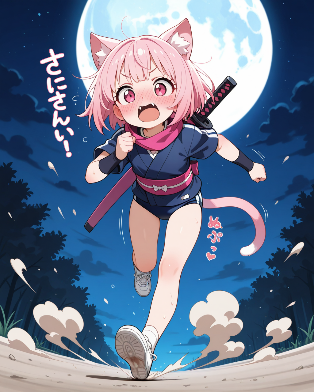 忍ルマになりたくて抜け忍となるねこ。