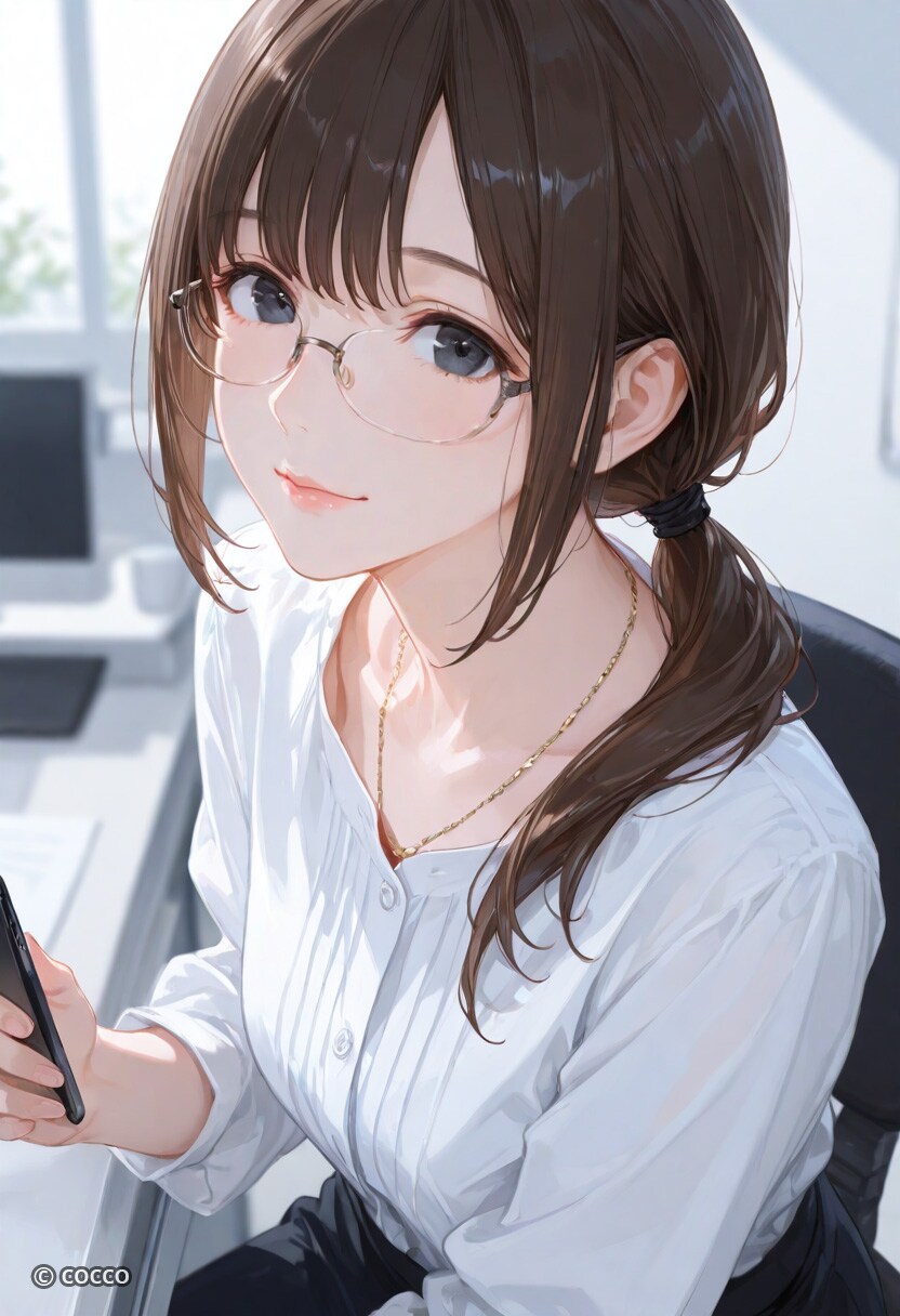 穏やかな視線