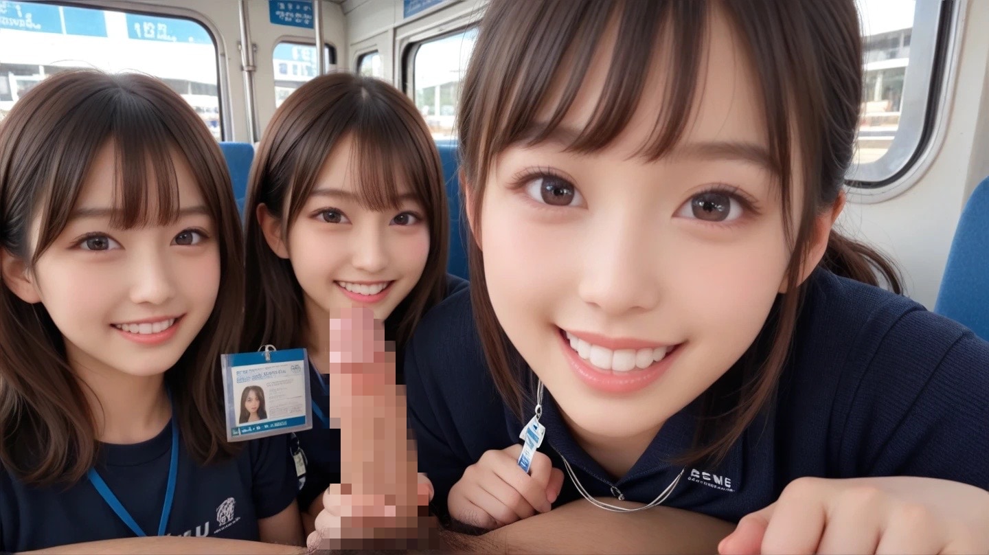 ヤレルバスに新人OLちゃんたちが乗ってきた！✨