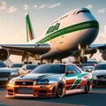 アリタリア航空とスカイラインGT-R 3枚目