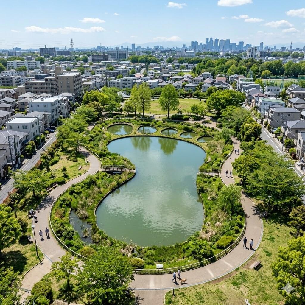 足跡のプール