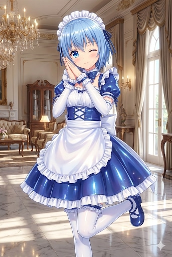 ハヤテのごとく　綾崎ハヤテ女装　メイド服 | の人気AIイラスト・グラビア