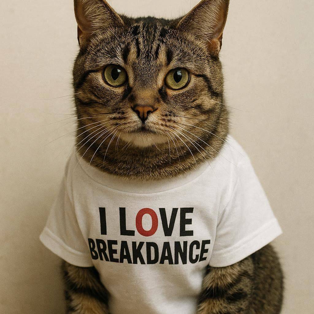 ブレイクダンス愛の猫