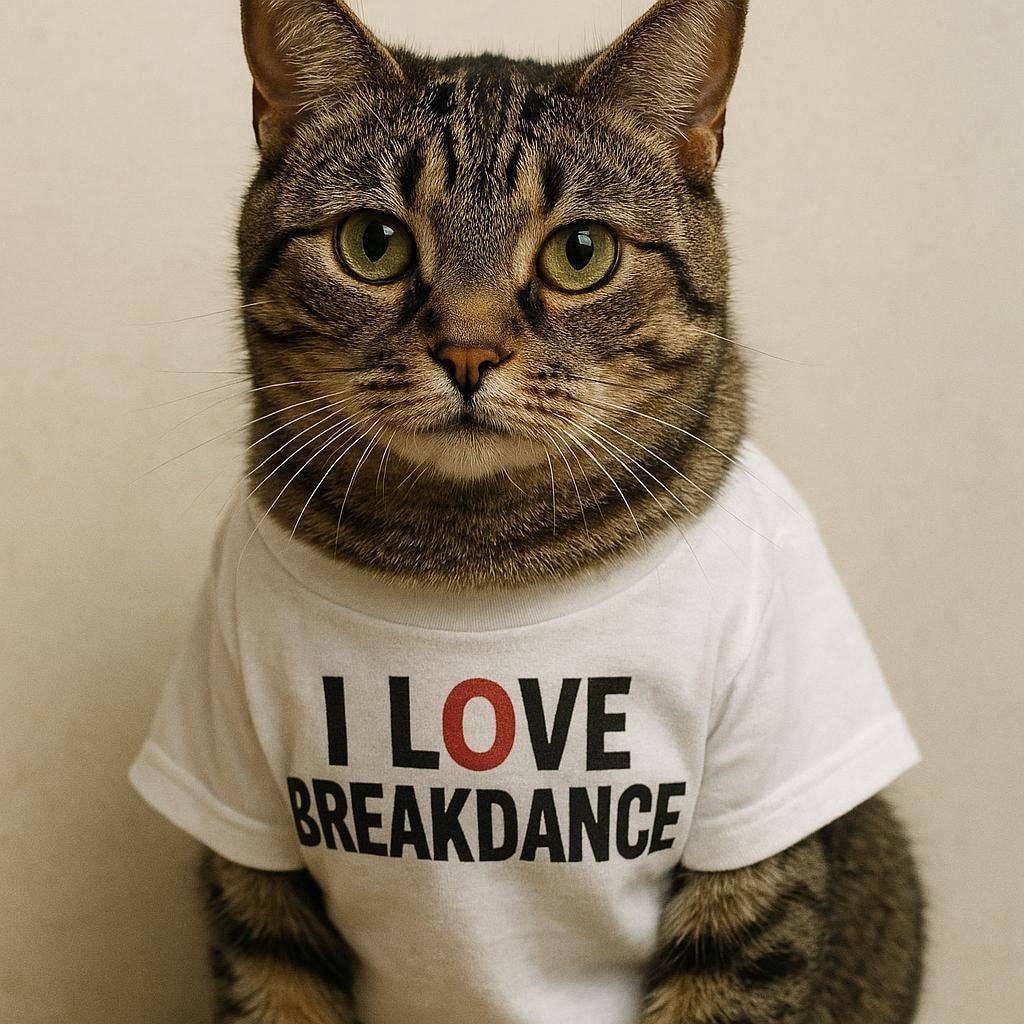 ブレイクダンス愛の猫