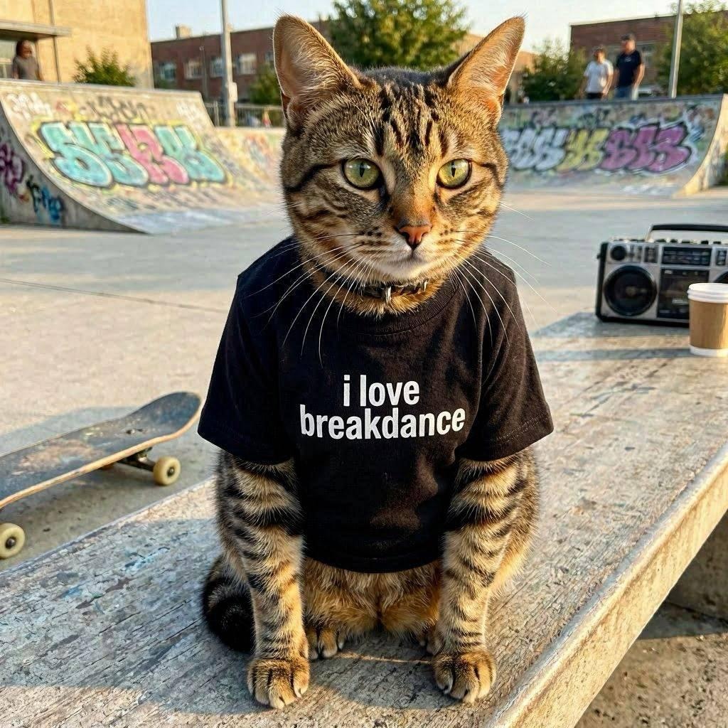 ブレイクダンス愛の猫