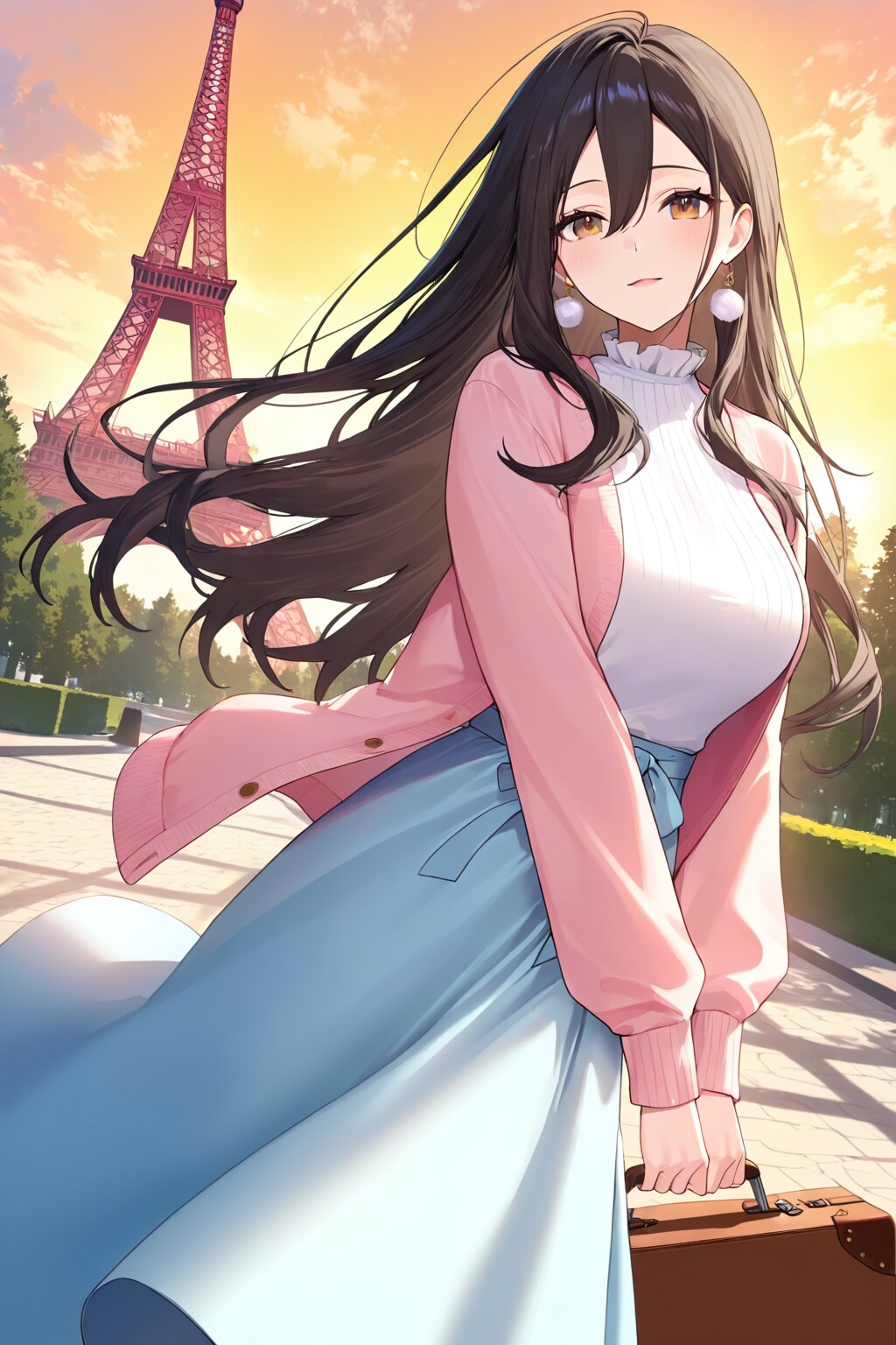 ユリママ　エッフェル塔へ