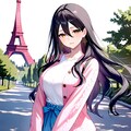 ユリママ　エッフェル塔へ 2枚目