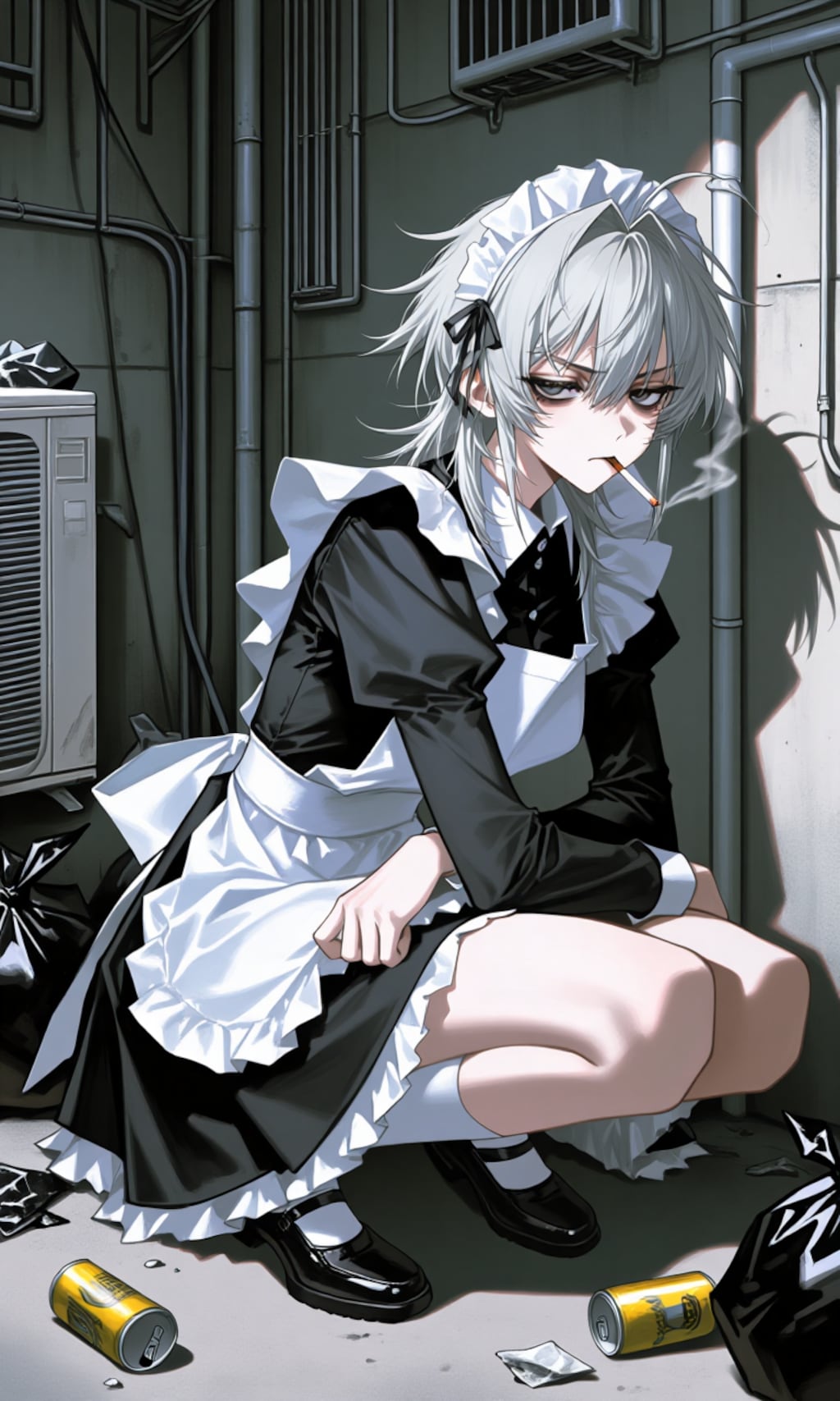 店内で吸うと怒られちゃうんだよねぇ