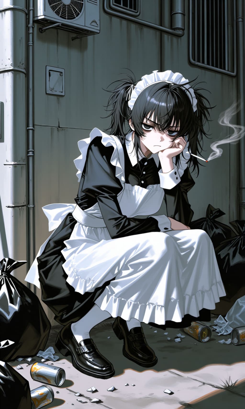 店内で吸うと怒られちゃうんだよねぇ