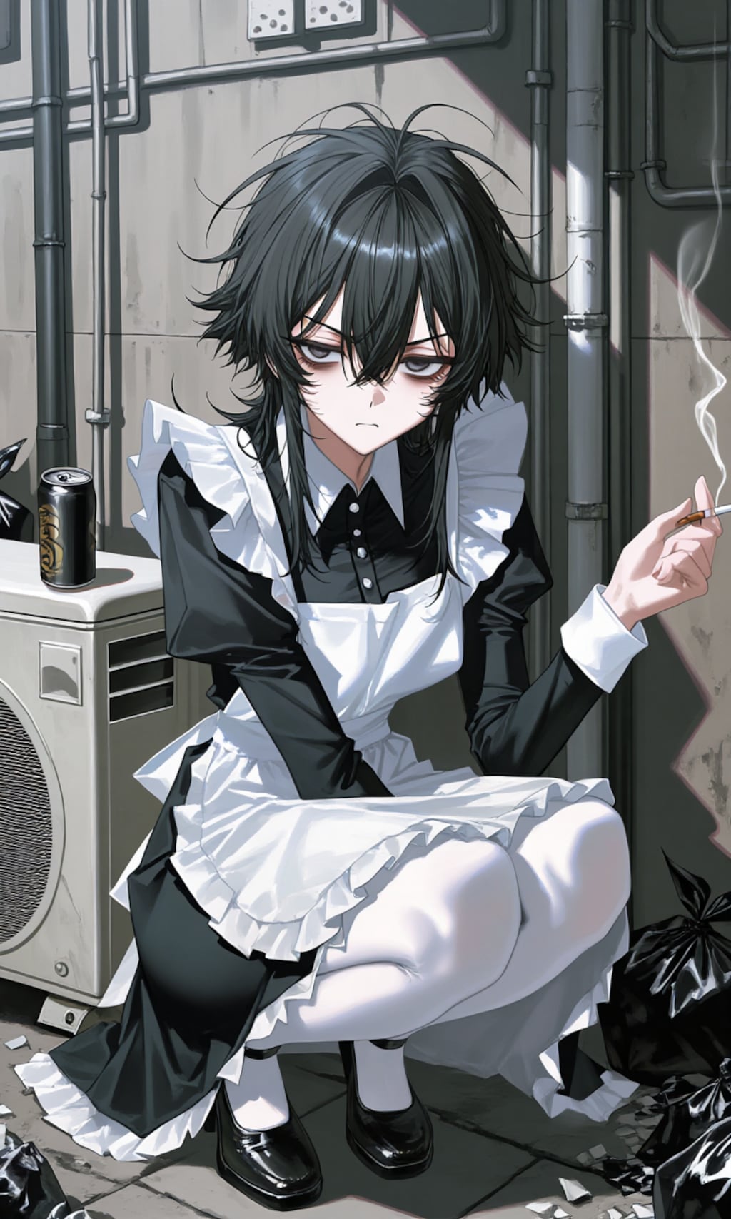 店内で吸うと怒られちゃうんだよねぇ