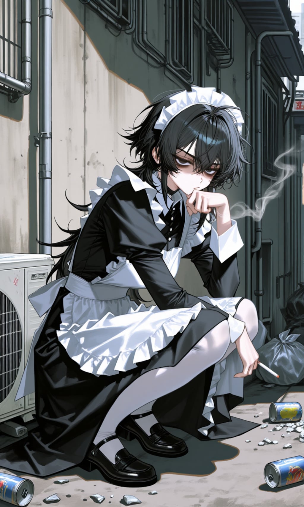 店内で吸うと怒られちゃうんだよねぇ