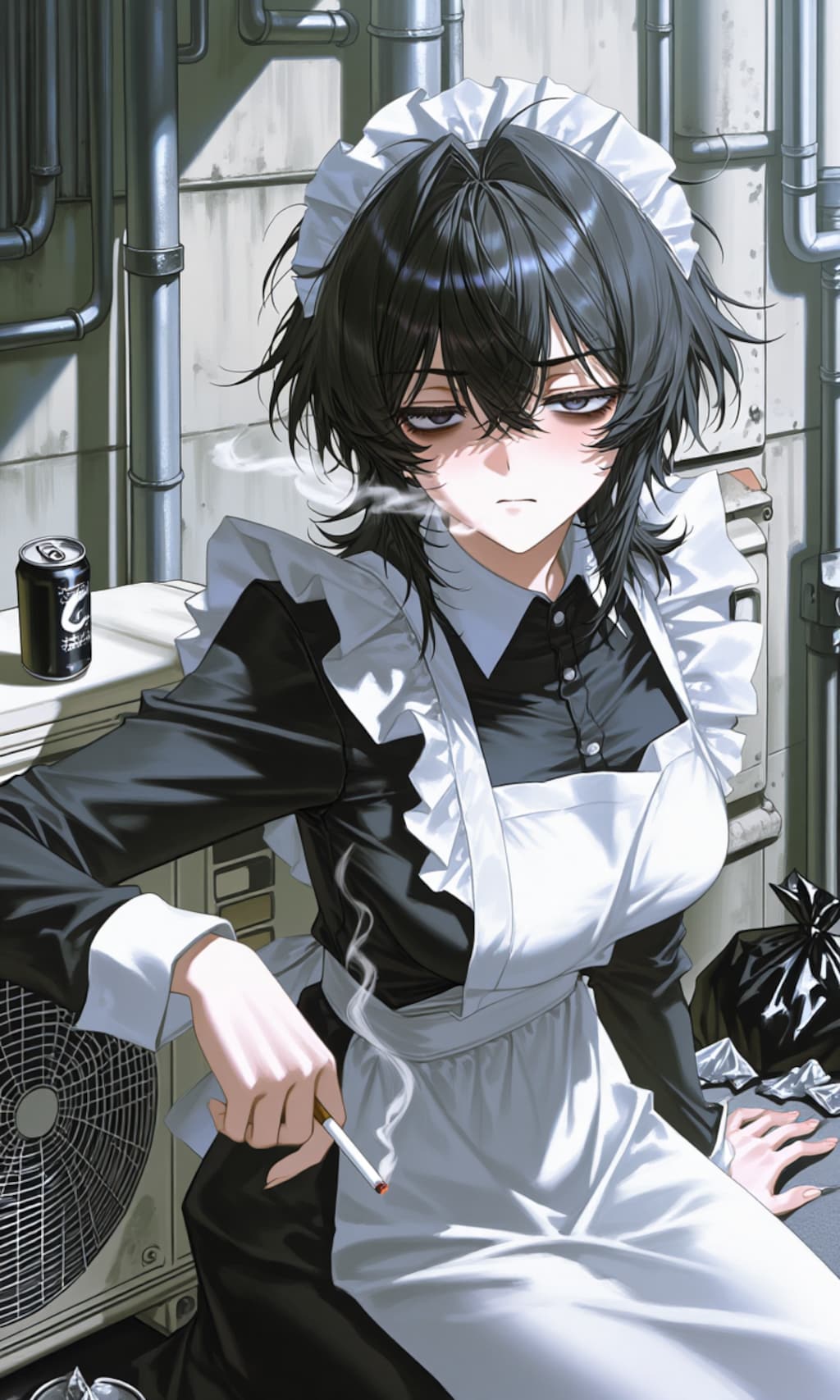 店内で吸うと怒られちゃうんだよねぇ