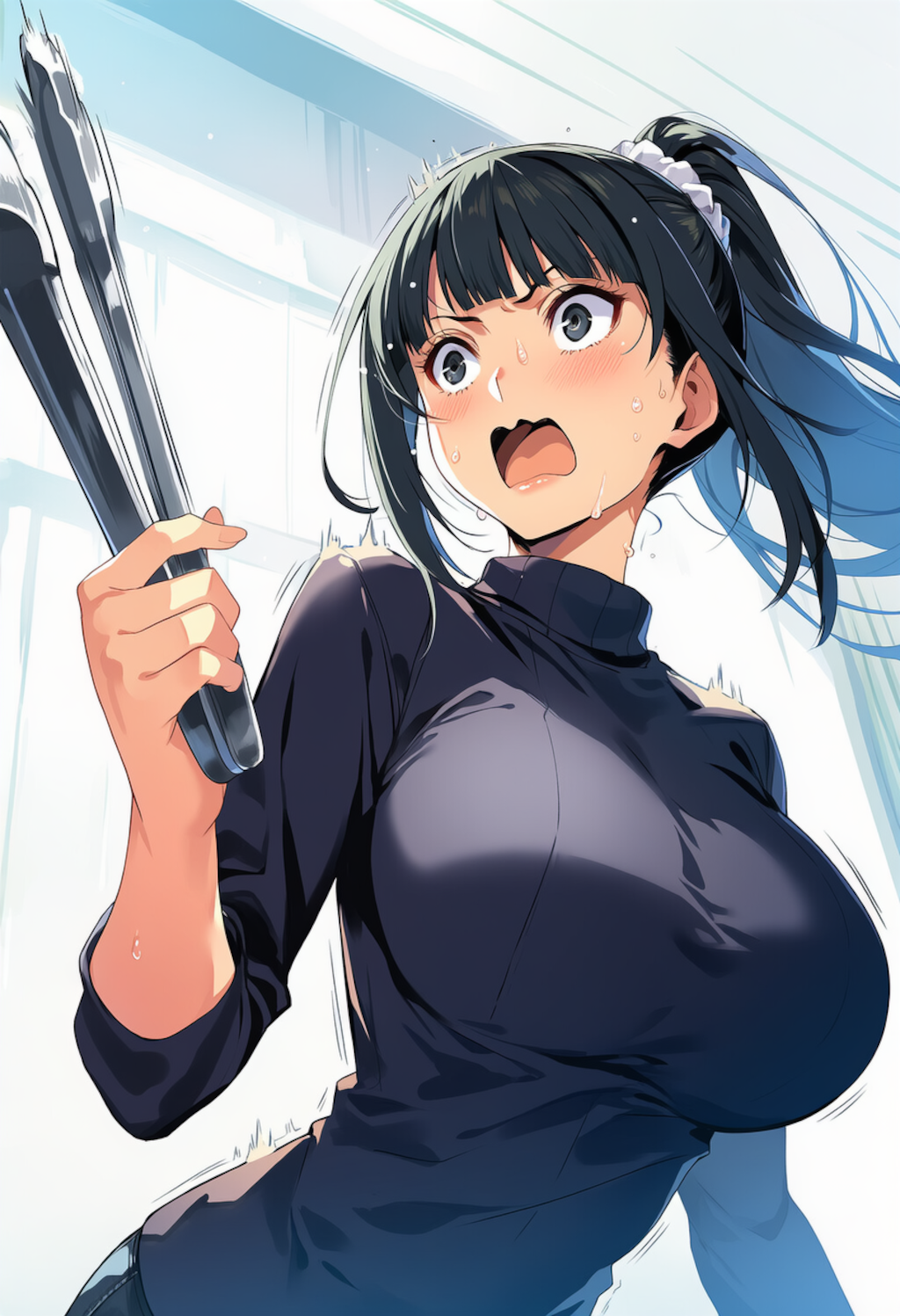 カチカチ我慢！