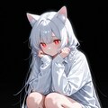 黒猫と白猫娘 6枚目