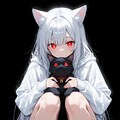 黒猫と白猫娘 2枚目