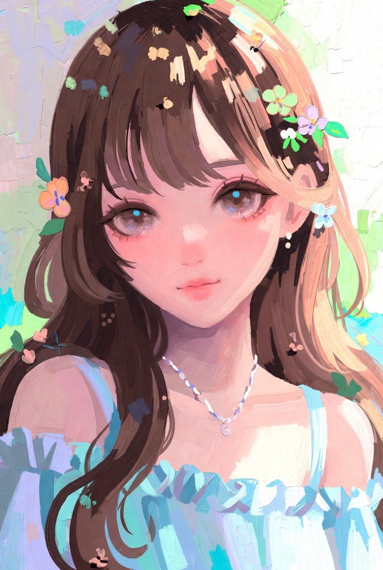 油絵風