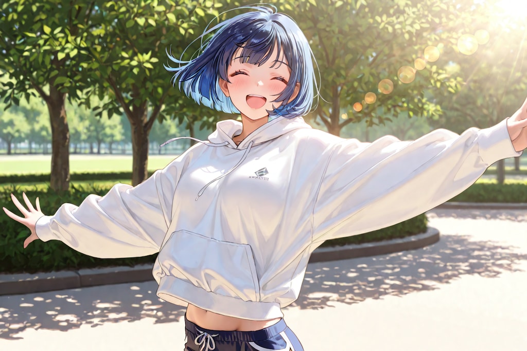 満面の笑顔なWAVEちゃん