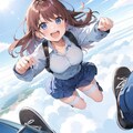 空を飛ぶ女の子 11枚目