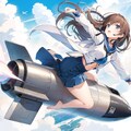 空を飛ぶ女の子 12枚目