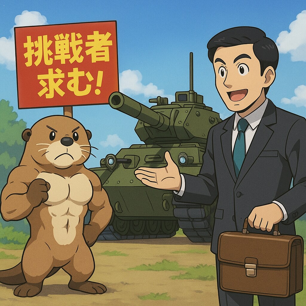 [張り紙みたよ]ちょうせんしゃ