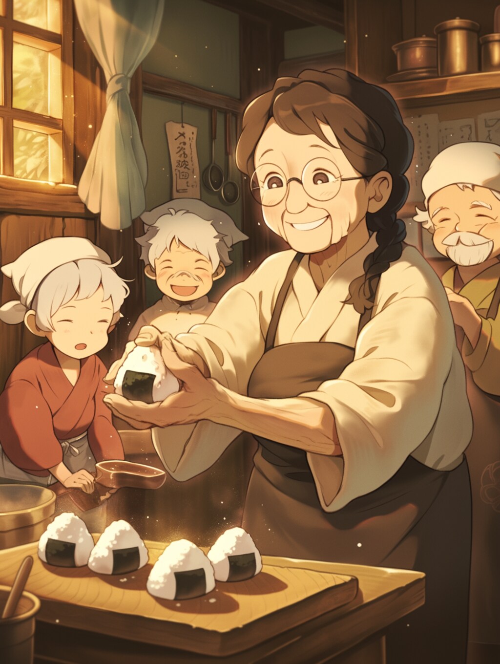 おばあちゃんが作ったおにぎり、あまりにも美味しすぎて、みんなが『おにぎりはおにぎりでも、これはおにぎりじゃない！