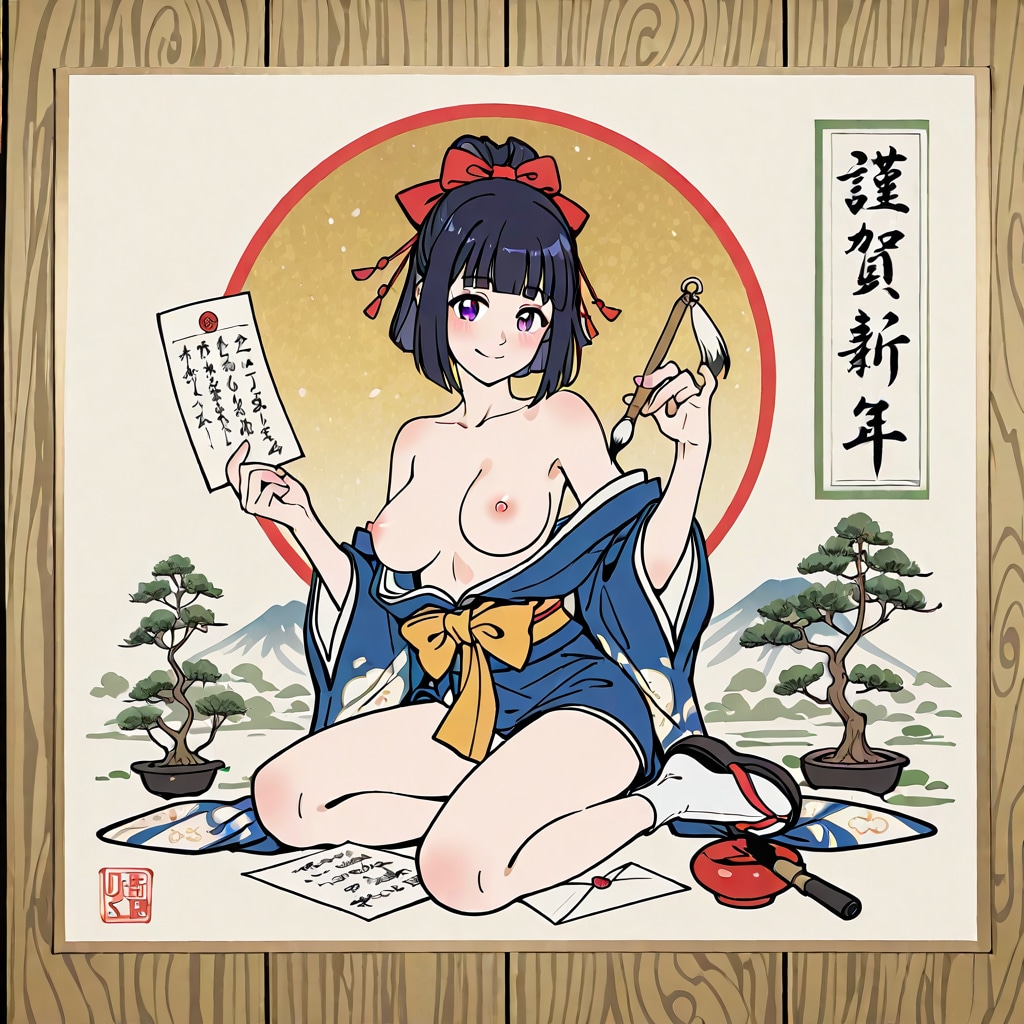 書きぞめガール