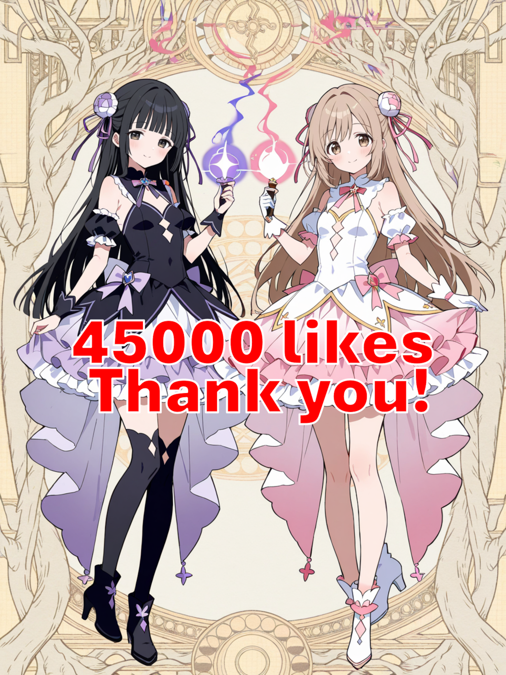 45,000いいね突破、ありがとうございます！