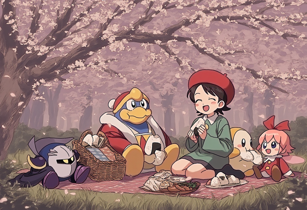 V4フル版　カービィー達のお花見