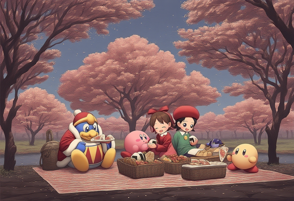 V4フル版　カービィー達のお花見