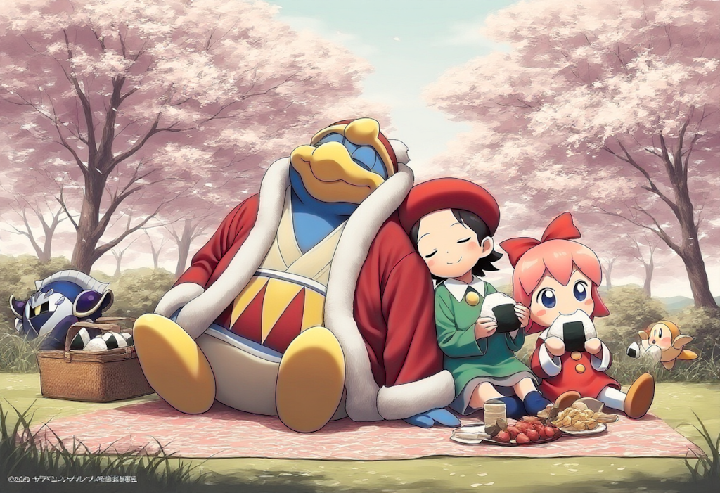 V4フル版　カービィー達のお花見