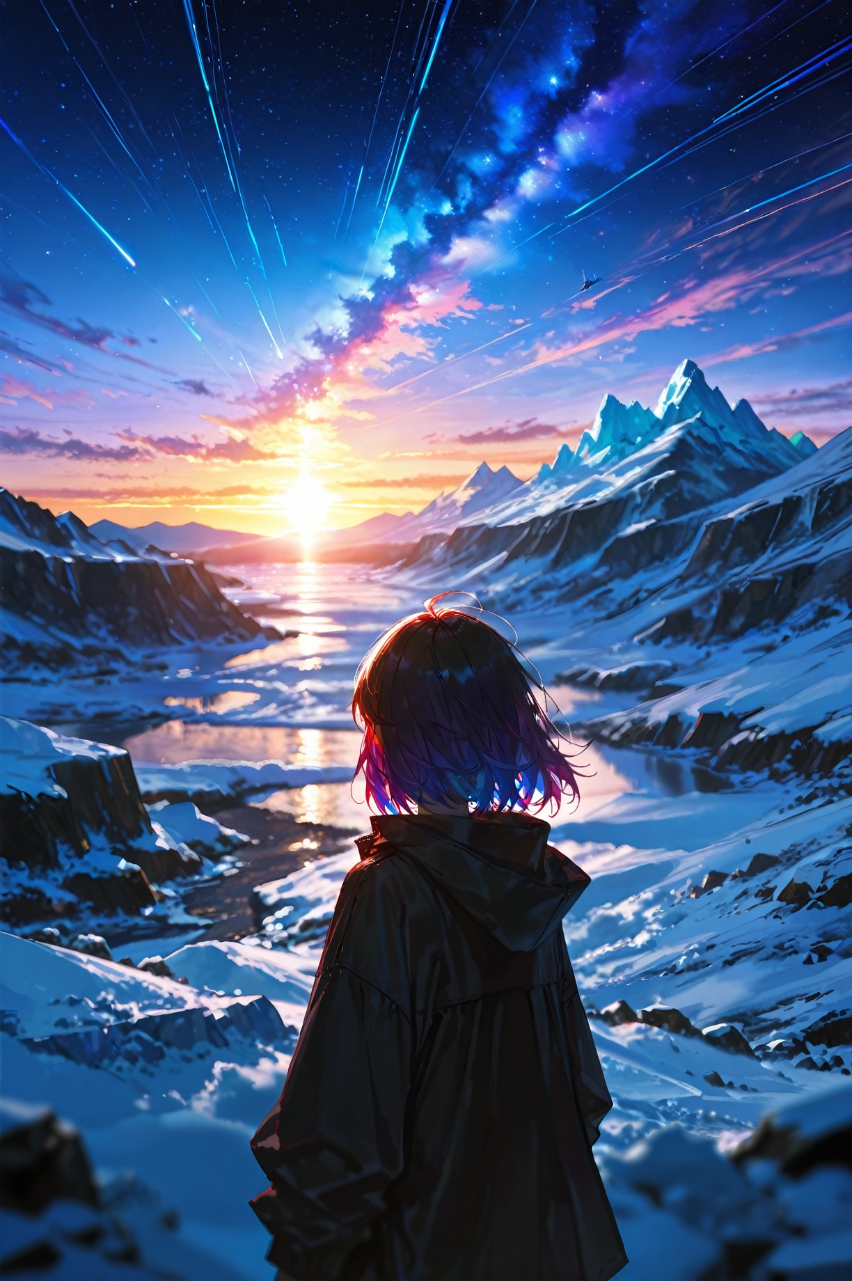 朝の景色、夜明け | の人気AIイラスト・グラビア