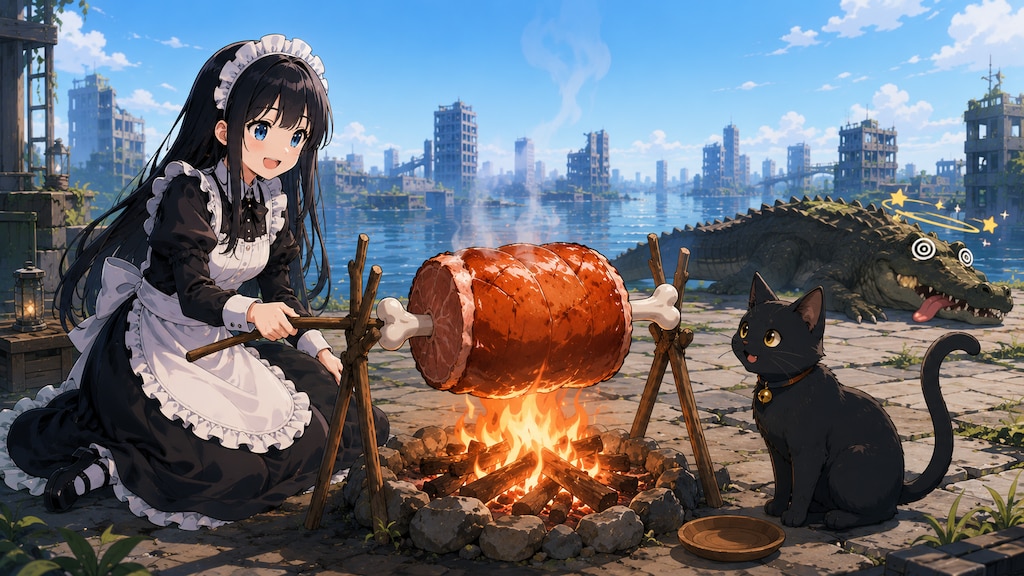 ねこのご主人様とメイドのわたし　アイキャッチ