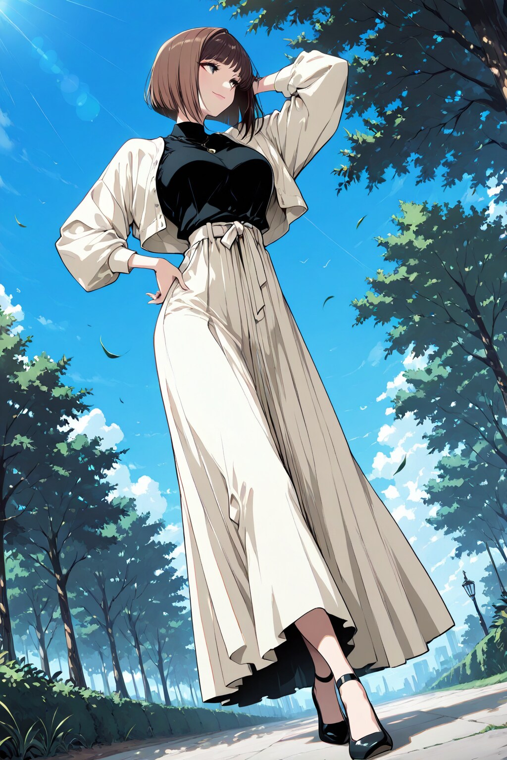 ロングスカートの女の子　その２