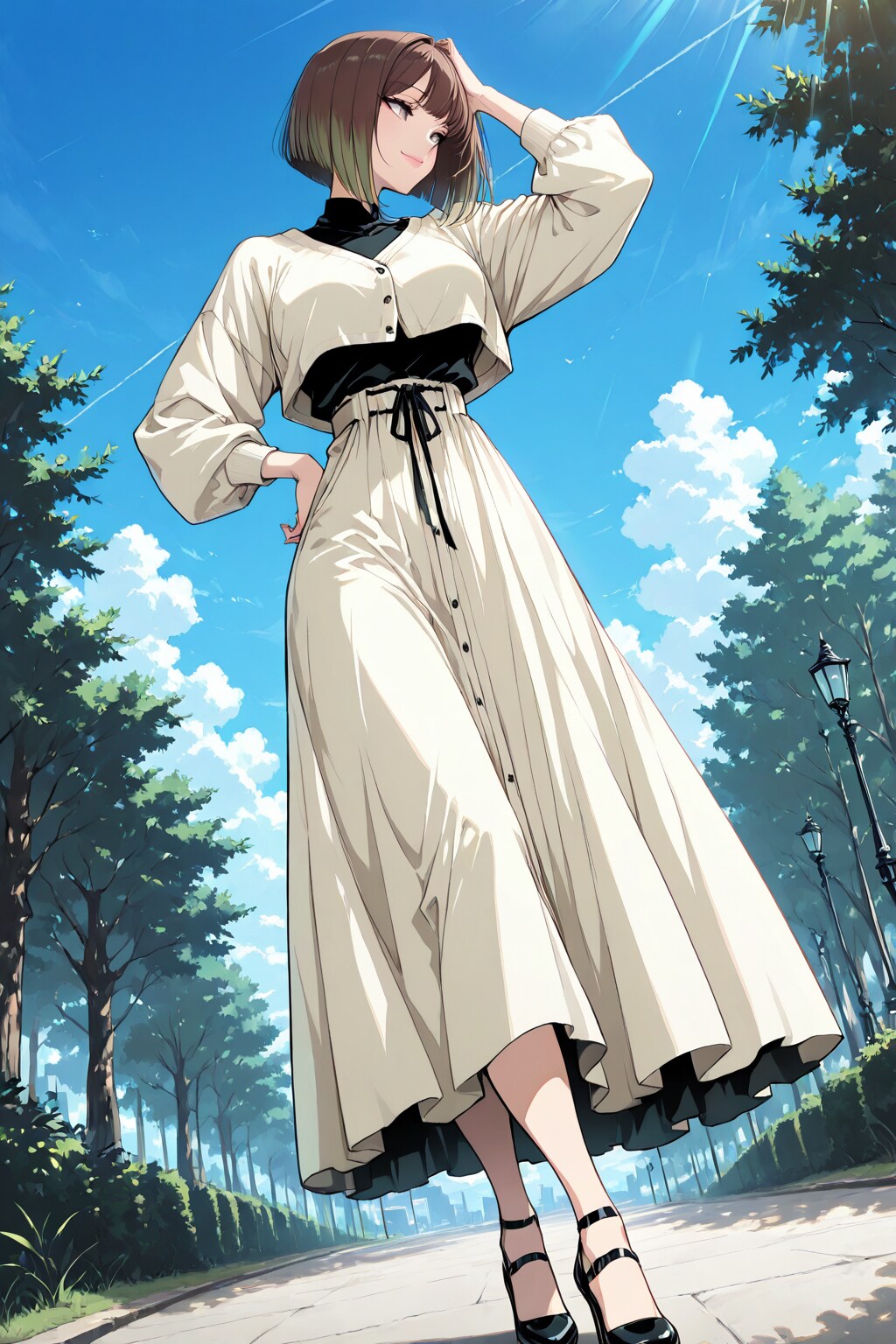 ロングスカートの女の子　その２