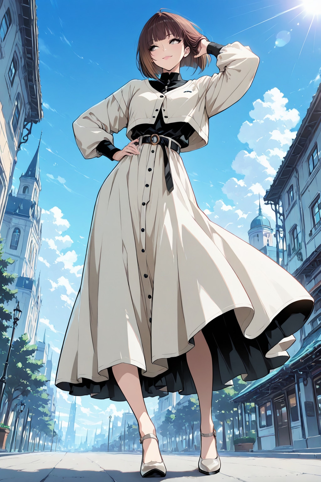 ロングスカートの女の子　その２