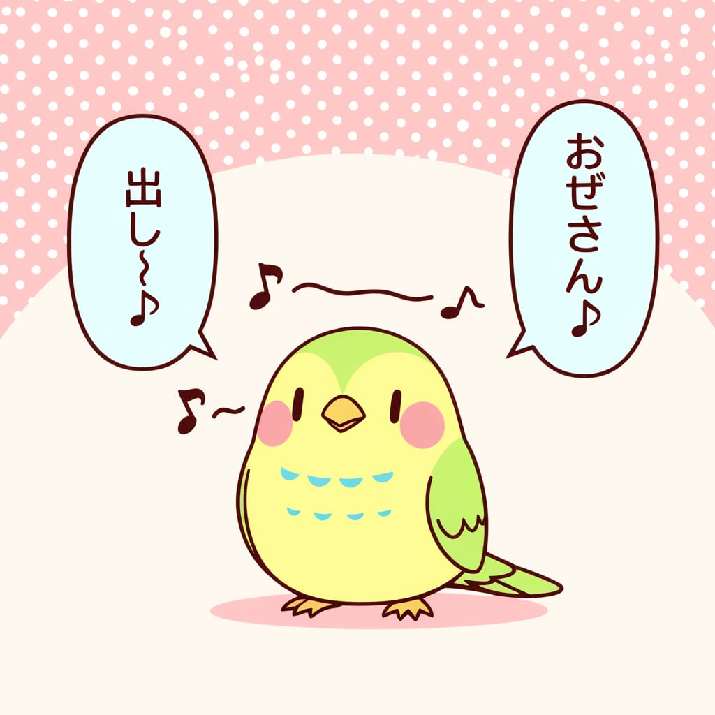 歌うインコ