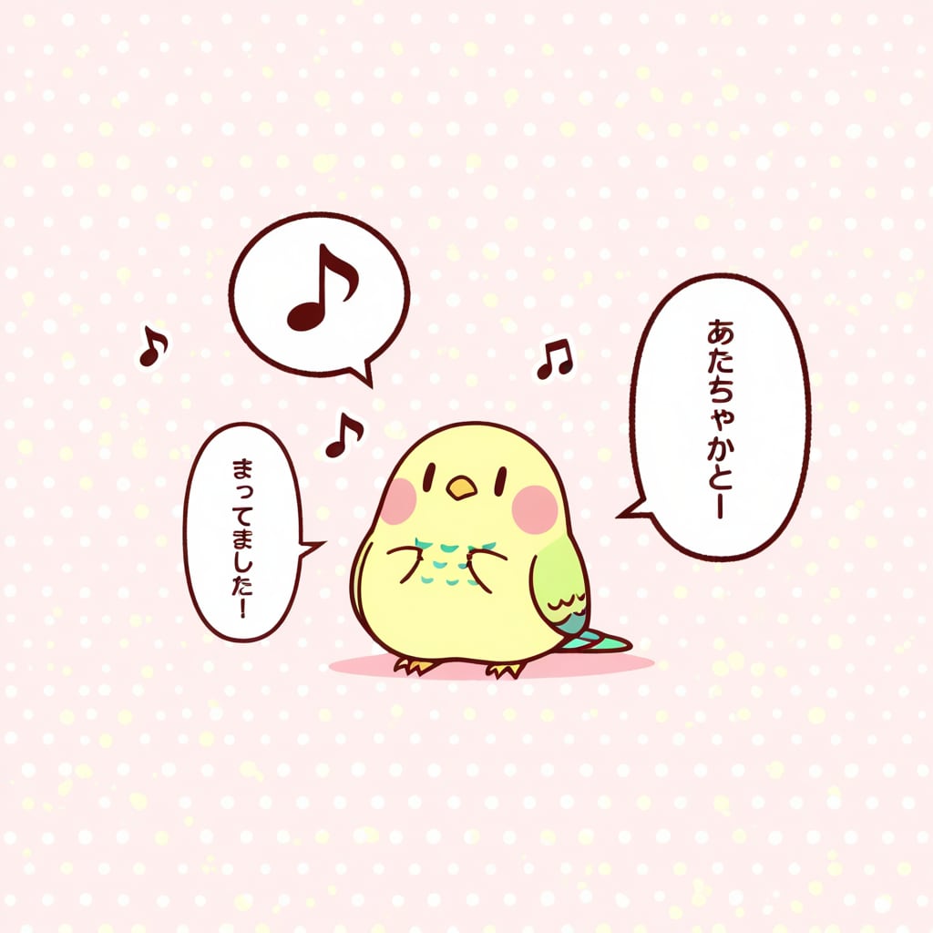 歌うインコ