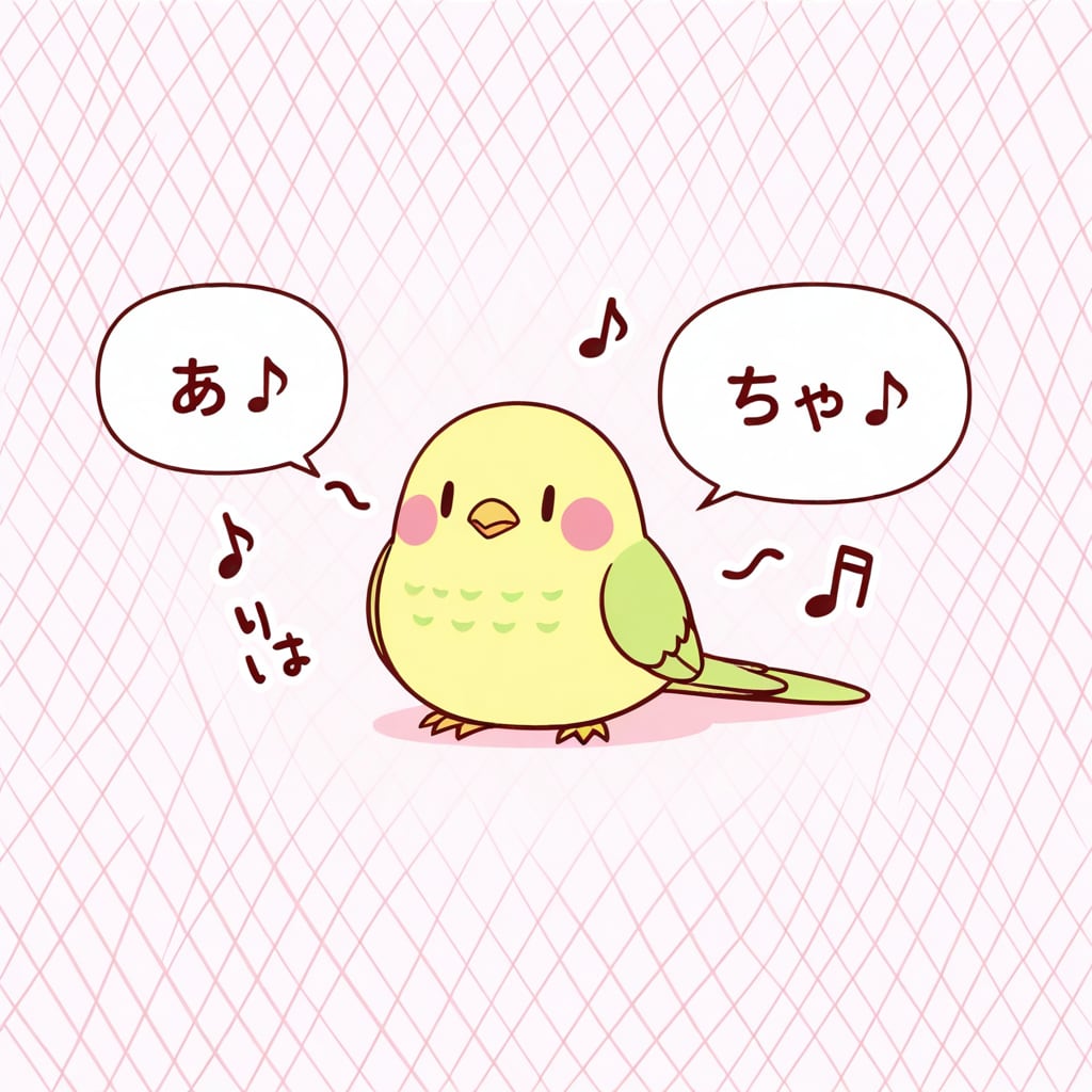 歌うインコ