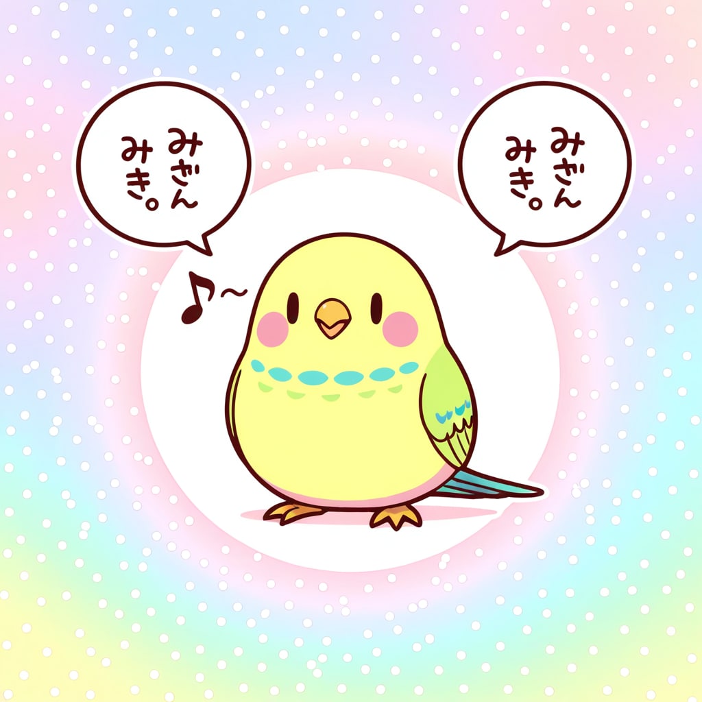 歌うインコ