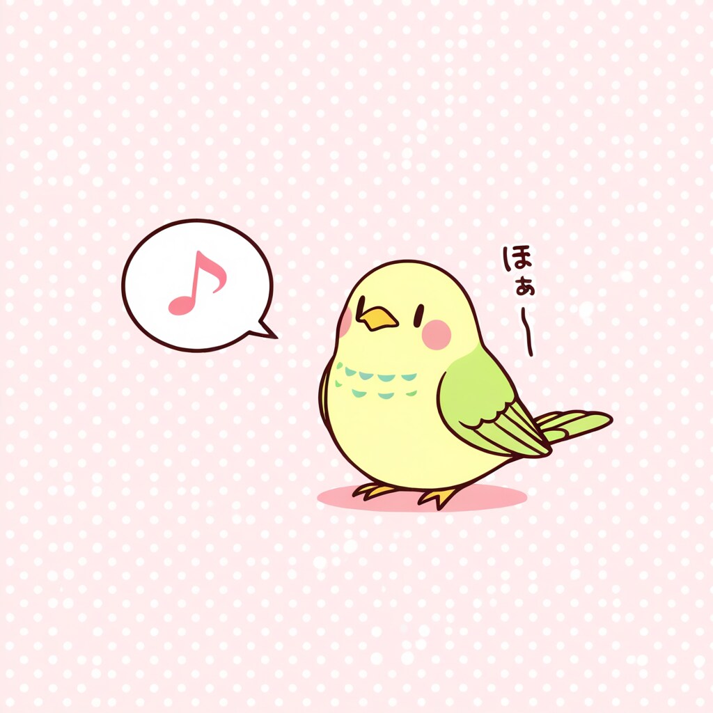歌うインコ