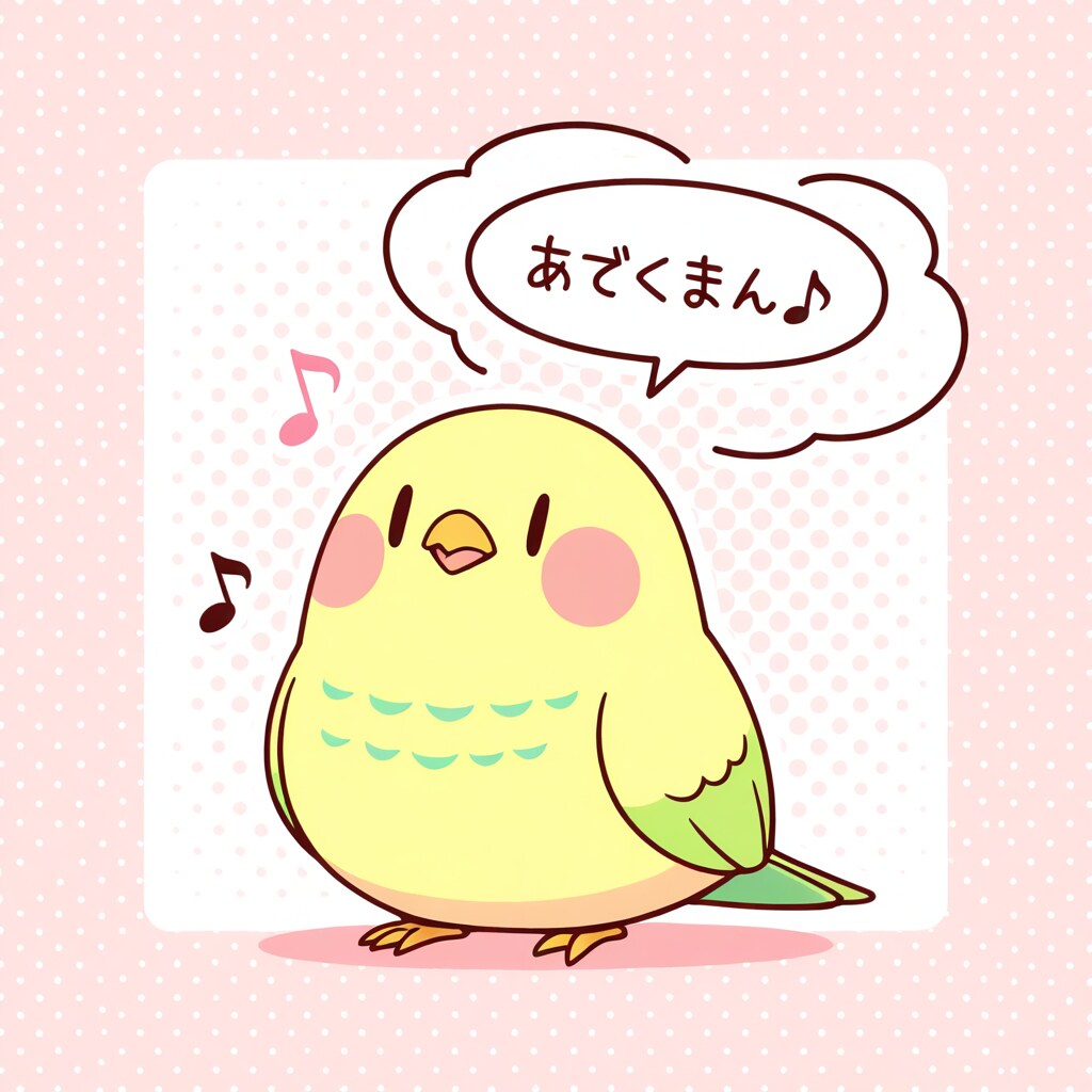 歌うインコ