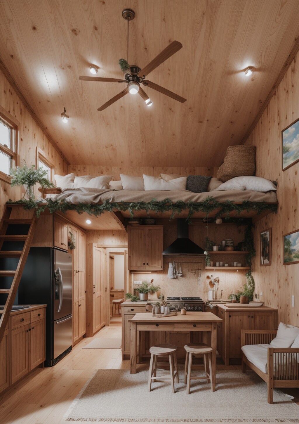 コンパクトログハウス案