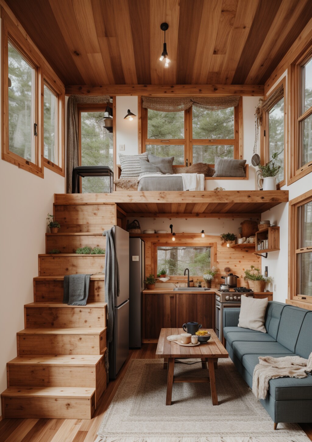 コンパクトログハウス案