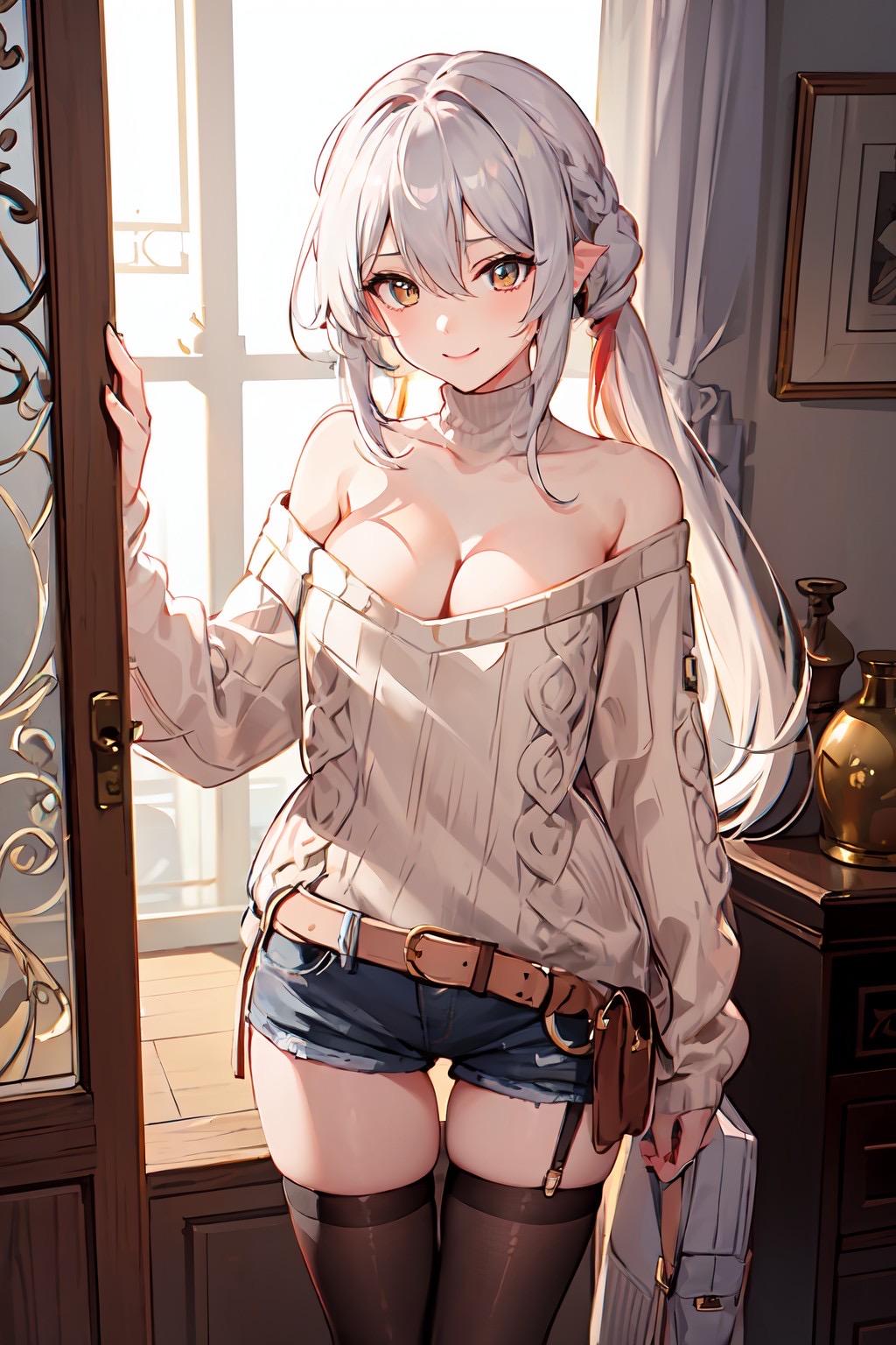私服の似合う女神様